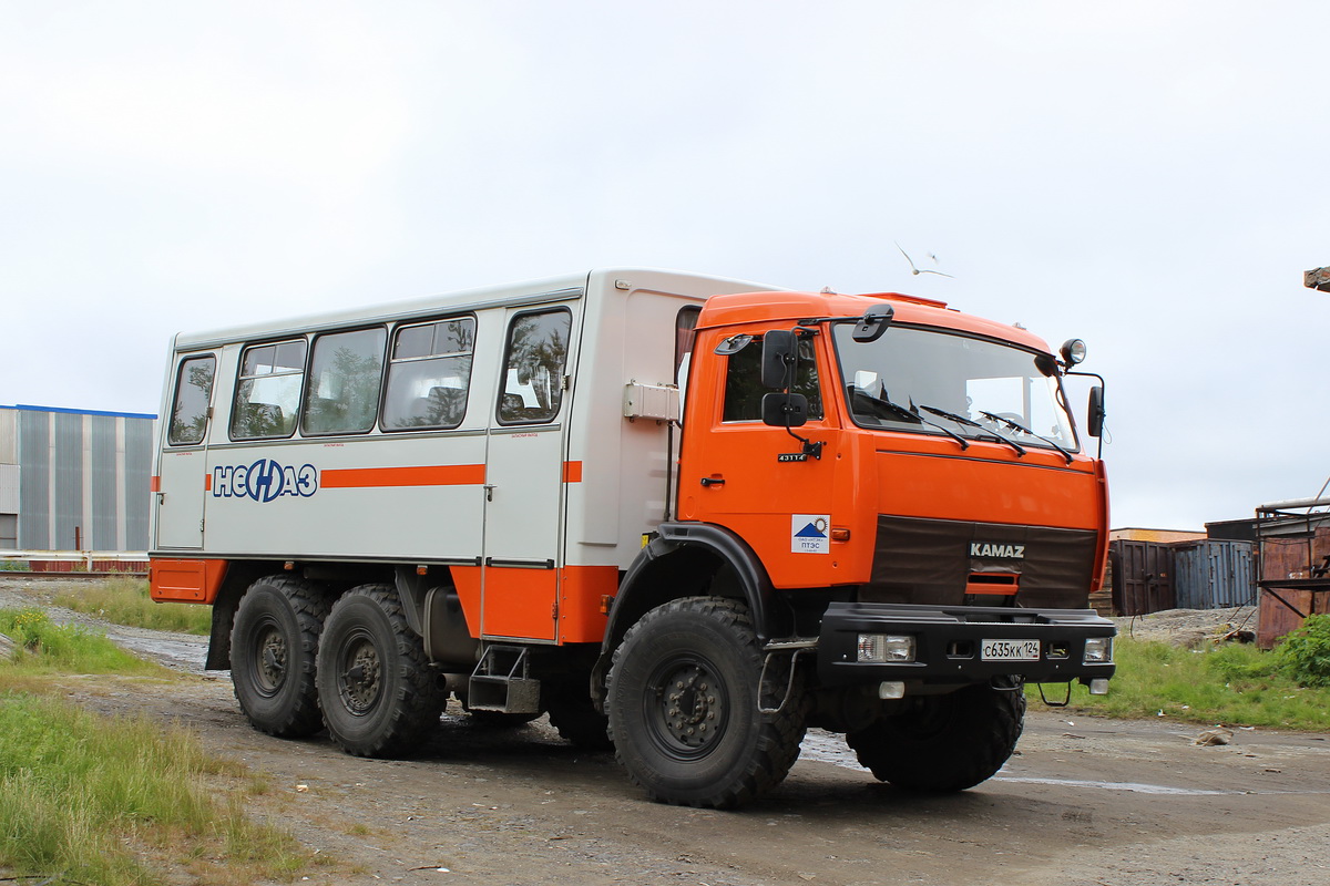 Красноярский край, № С 635 КК 124 — КамАЗ-43114-15 [43114R]