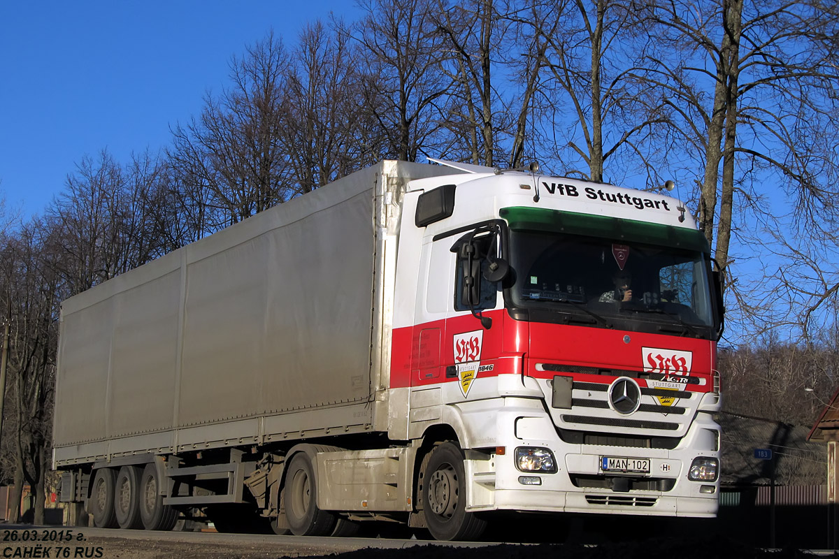 Венгрия, № MAN-102 — Mercedes-Benz Actros ('2003) 1846