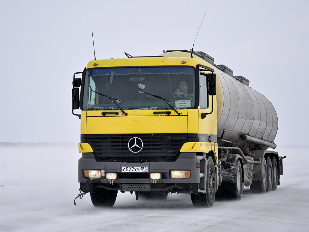 Новосибирская область, № С 527 ХУ 154 — Mercedes-Benz Actros ('1997) 1840