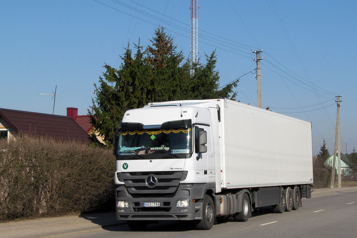 Литва, № HAS 788 — Mercedes-Benz Actros ('2009) 1844