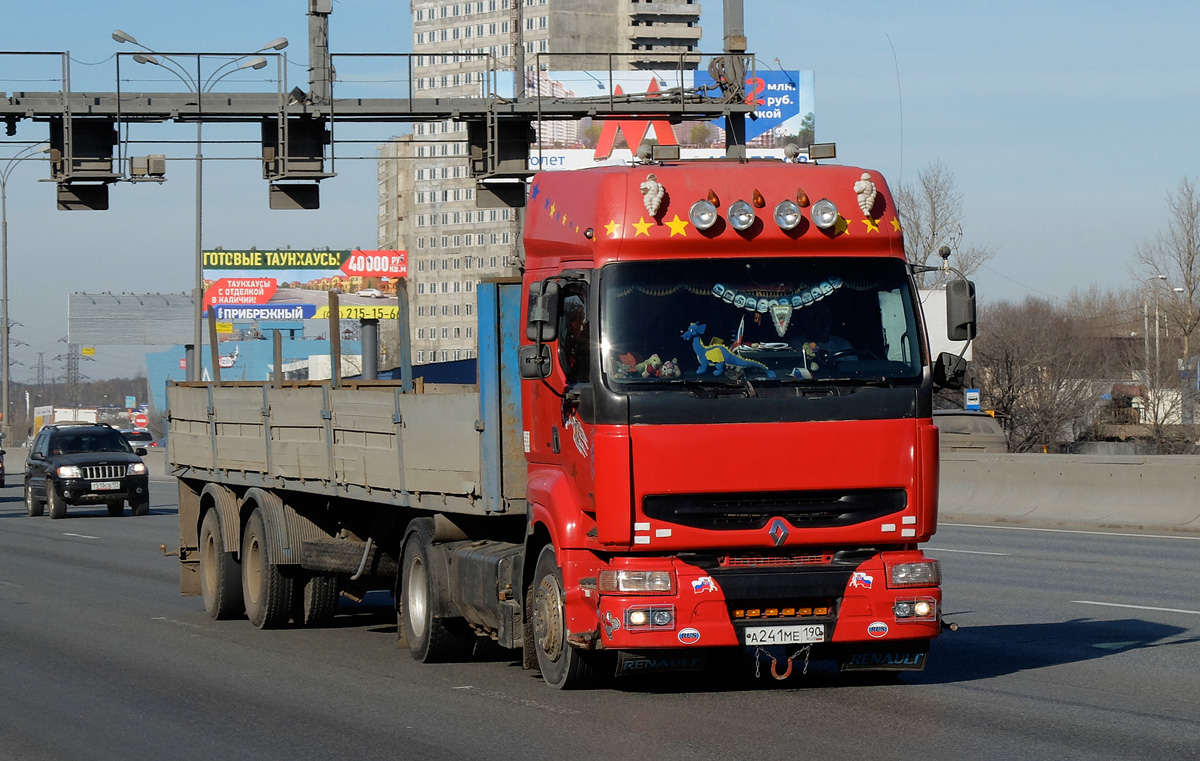 Московская область, № А 241 МЕ 190 — Renault Premium ('1996)