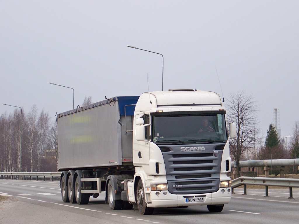 Литва, № GDN 792 — Scania ('2004) R420