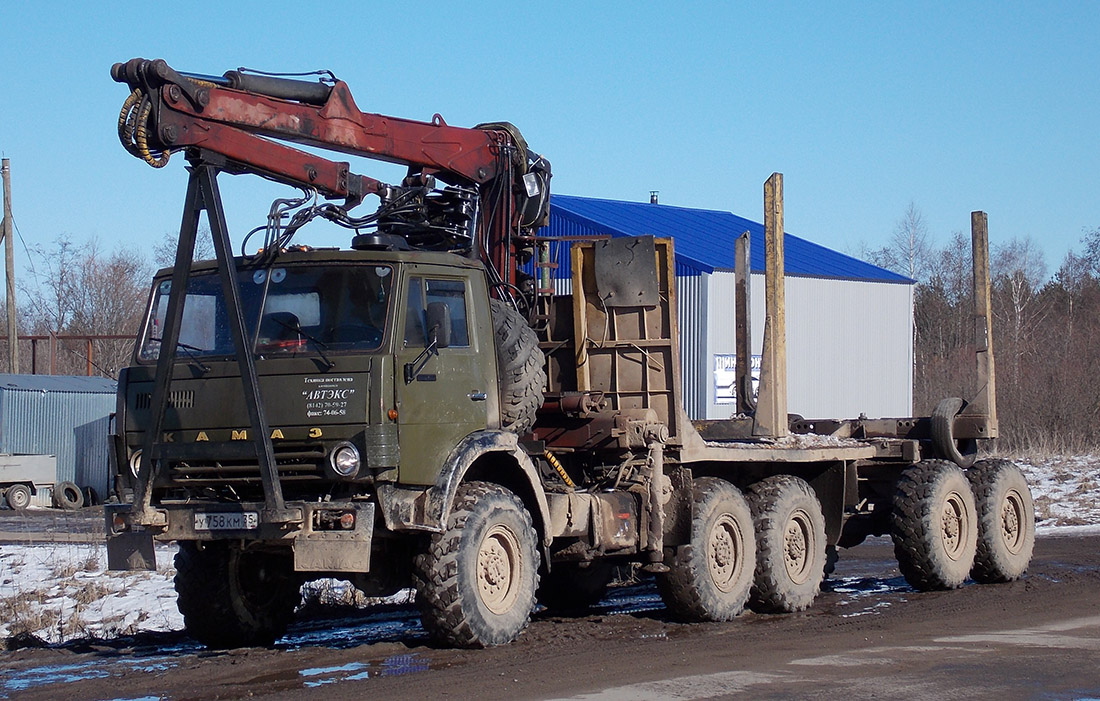 Вологодская область, № У 758 КМ 35 — КамАЗ-4310