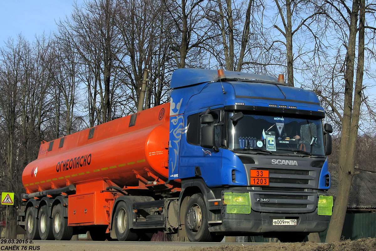 Московская область, № В 009 РМ 190 — Scania ('2004) P340