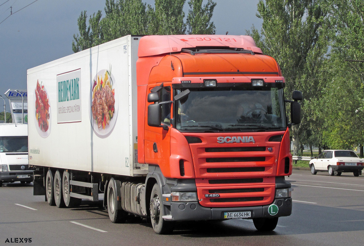 Днепропетровская область, № АЕ 6634 НК — Scania ('2004) R420