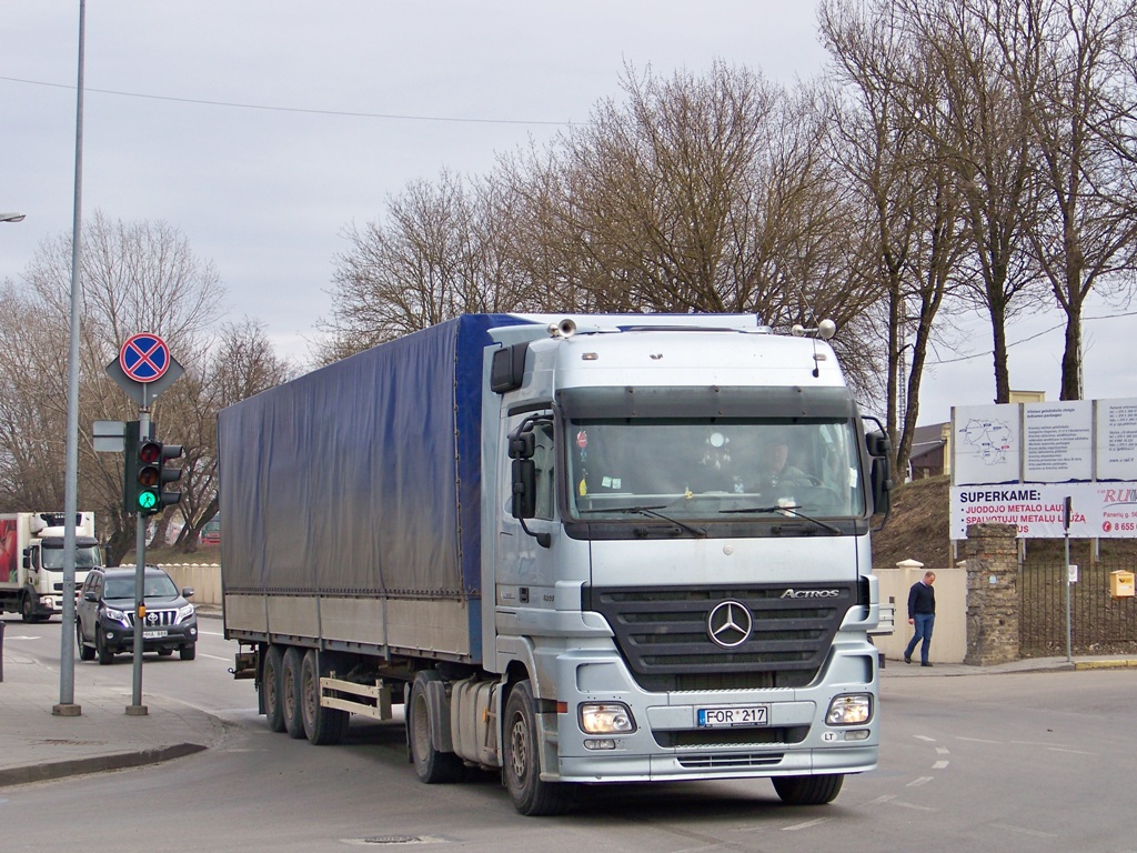 Литва, № FOR 217 — Mercedes-Benz Actros ('2003) 1844