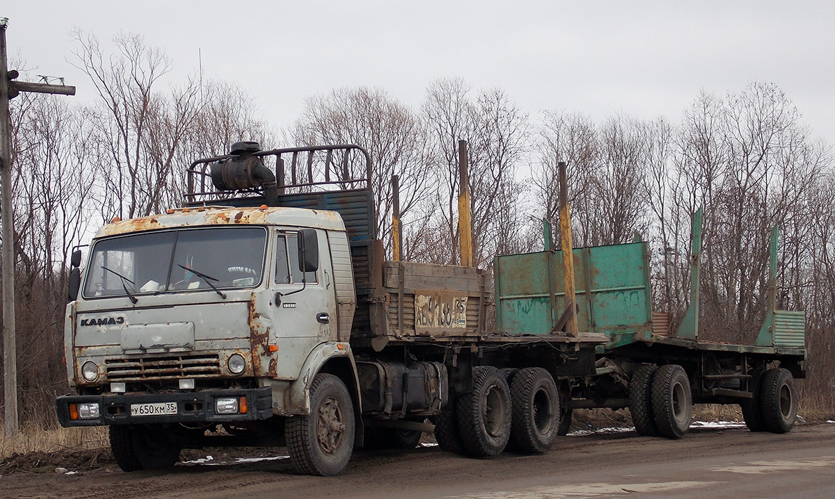 Вологодская область, № У 650 КМ 35 — КамАЗ-5511