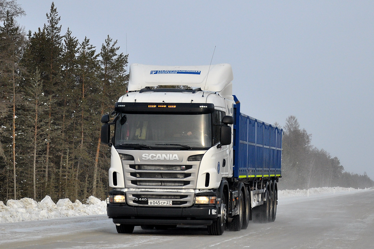 Хабаровский край, № В 045 СР 27 — Scania ('2009) G440