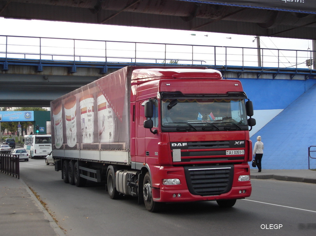 Брестская область, № АІ 0351-1 — DAF XF105 FT