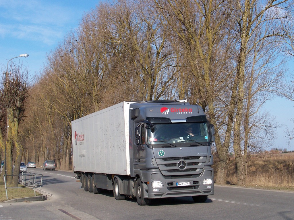 Литва, № GZV 746 — Mercedes-Benz Actros ('2009)