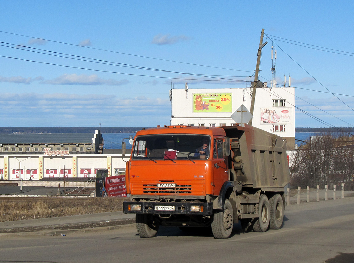 Карелия, № Е 111 УУ 10 — КамАЗ-65115 [651150]