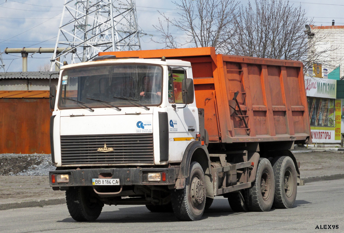 Луганская область, № ВВ 8186 СА — МАЗ-551605