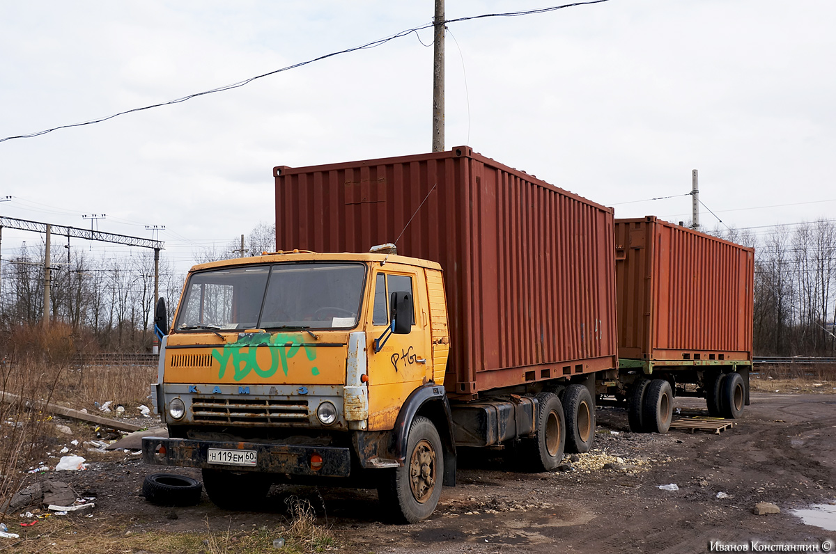 Псковская область, № Н 119 ЕМ 60 — КамАЗ-53212