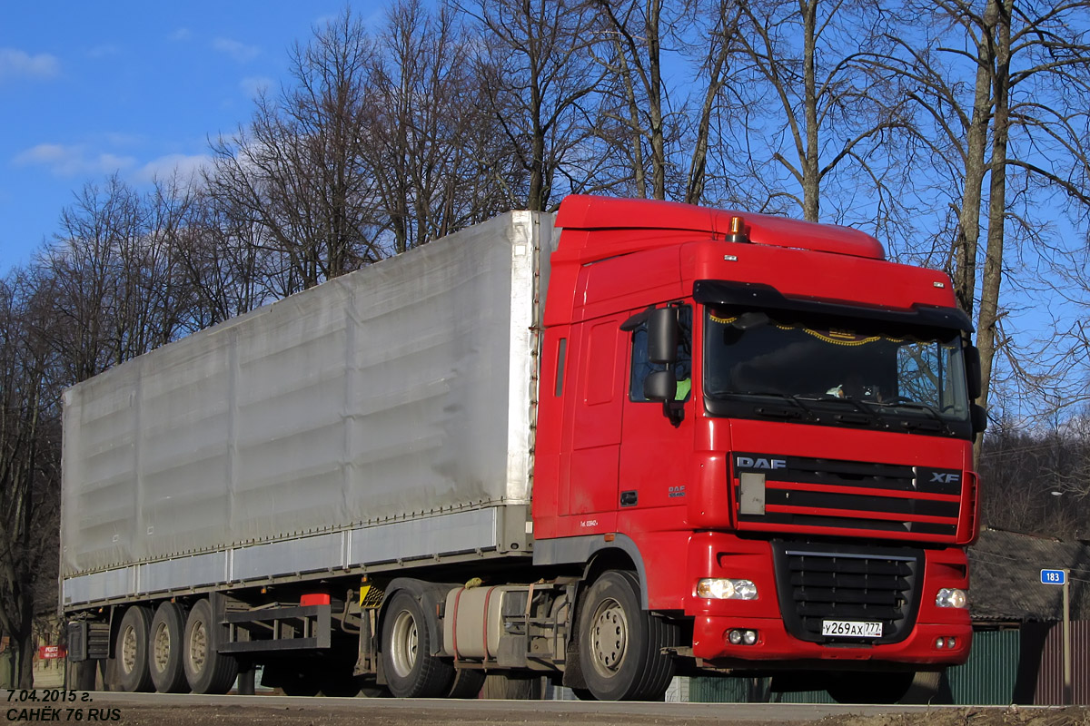 Москва, № У 269 АХ 777 — DAF XF105 FT