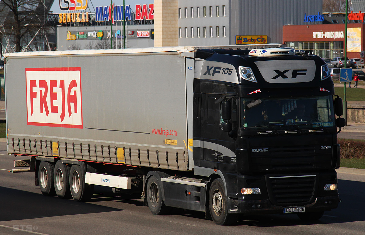 Литва, № DCU 126 — DAF XF105 FT