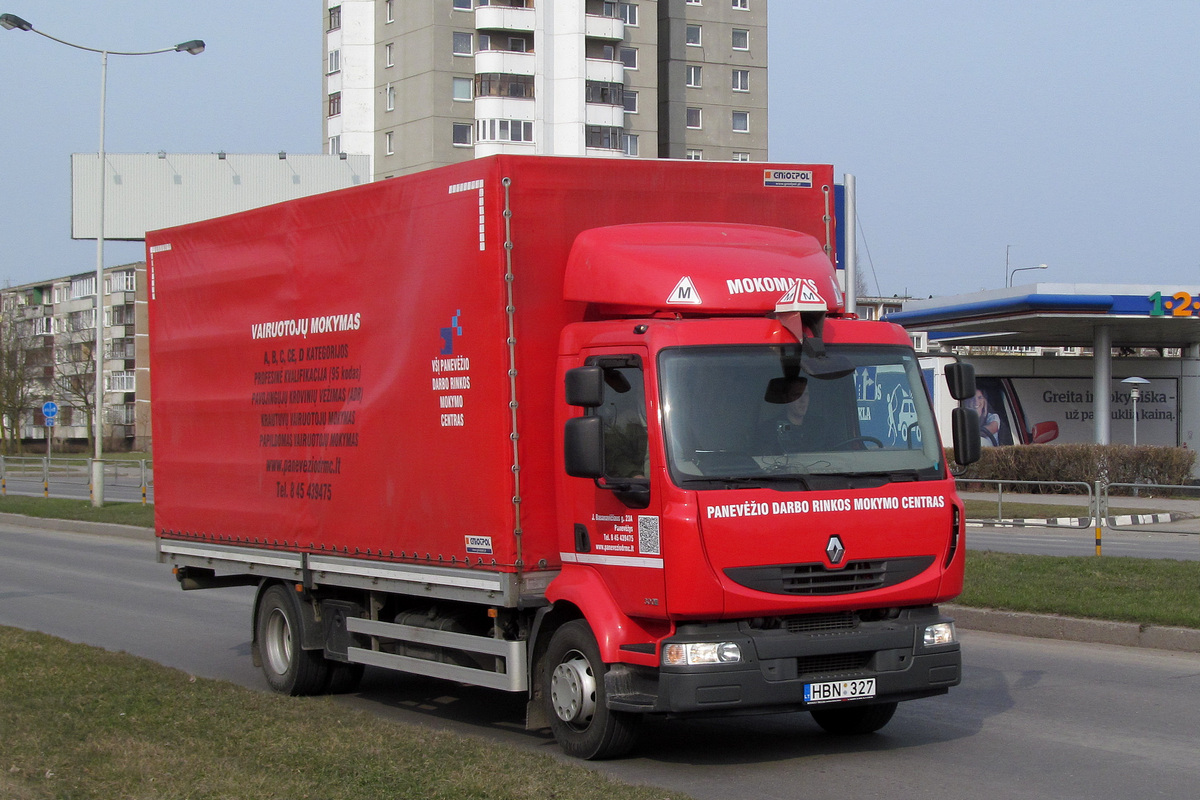 Литва, № HBN 327 — Renault Midlum