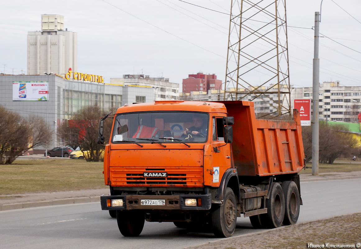 Санкт-Петербург, № В 972 АО 178 — КамАЗ-65115-D3