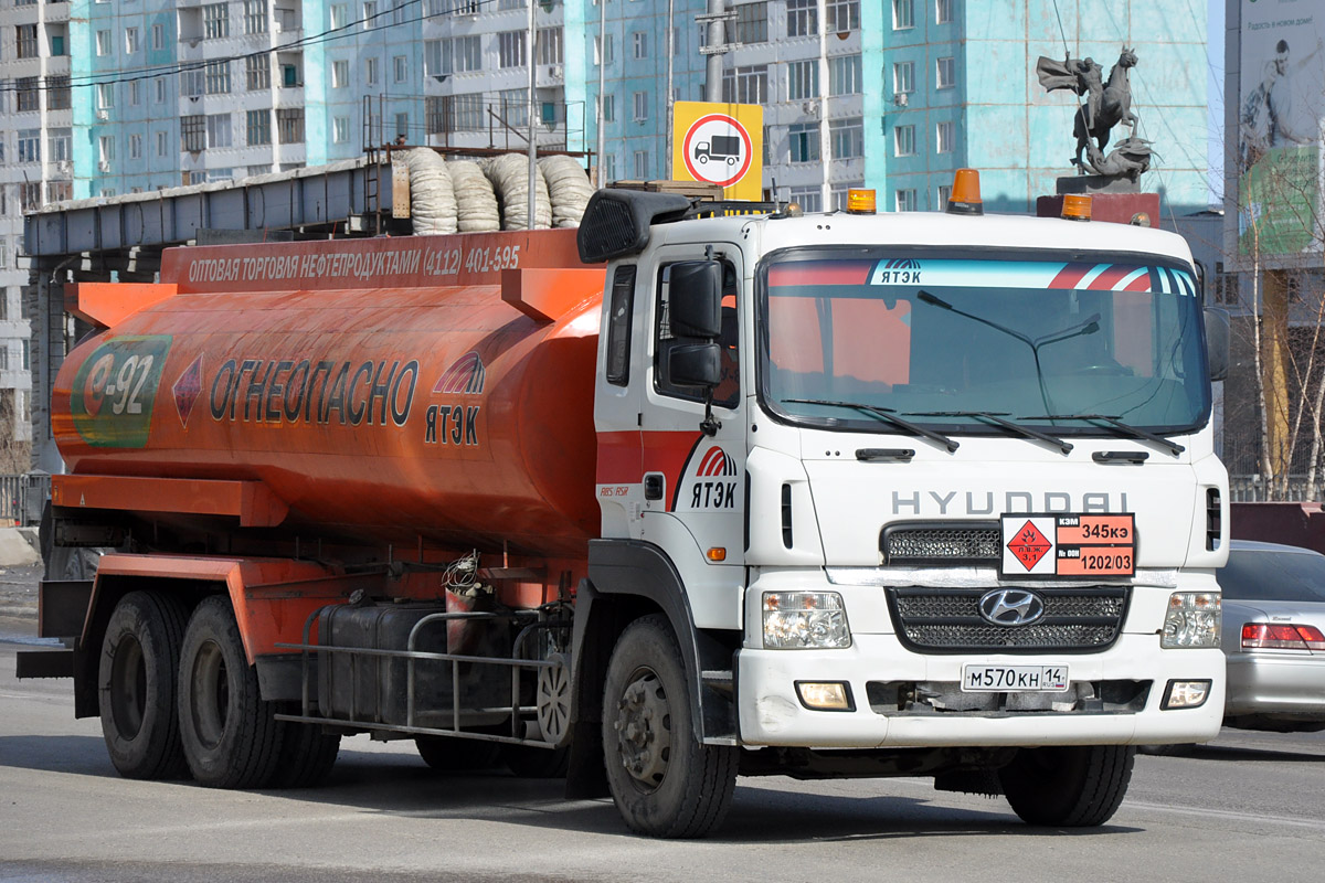 Саха (Якутия), № М 570 КН 14 — Hyundai Power Truck HD260