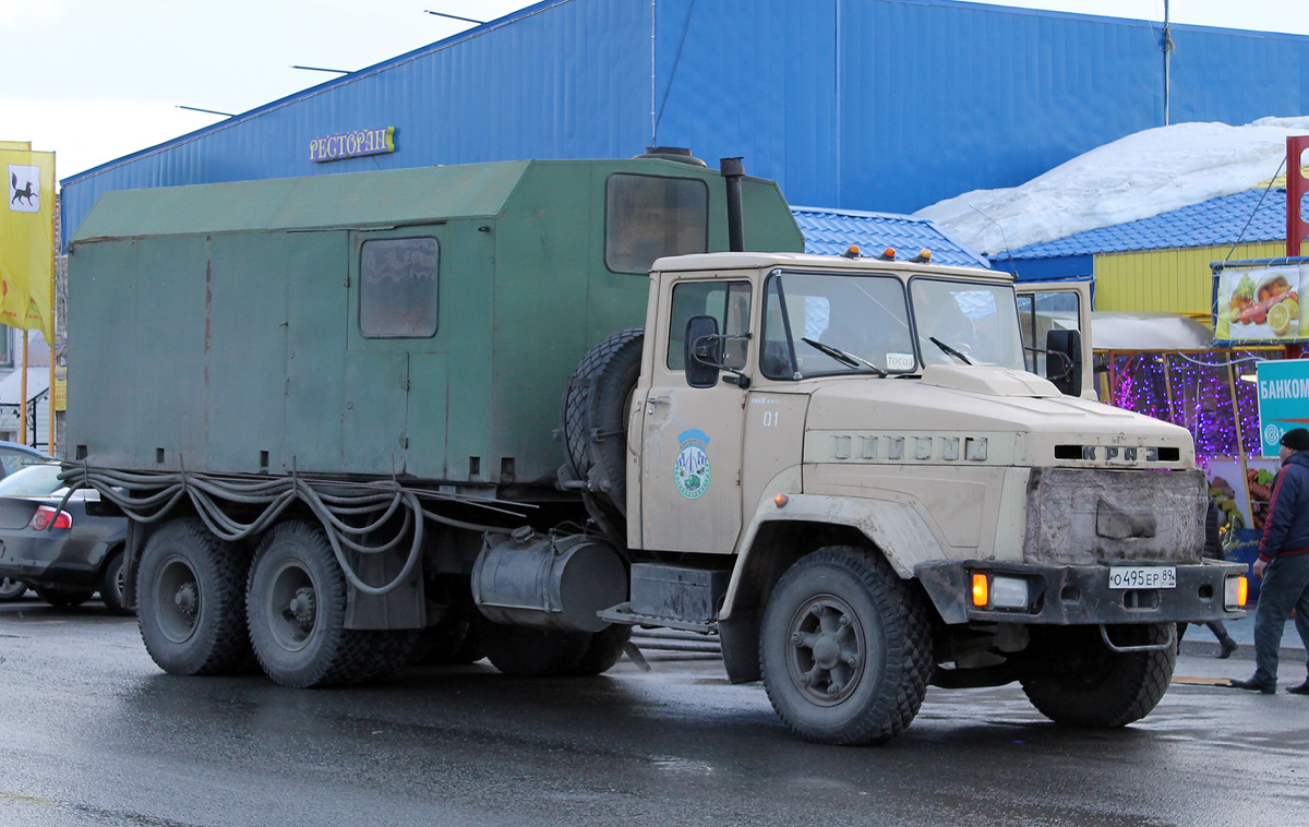 Ямало-Ненецкий автоном.округ, № О 495 ЕР 89 — КрАЗ-65101