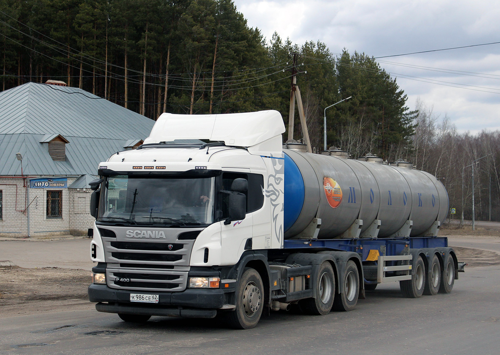 Рязанская область, № К 986 СЕ 62 — Scania ('2011) P400