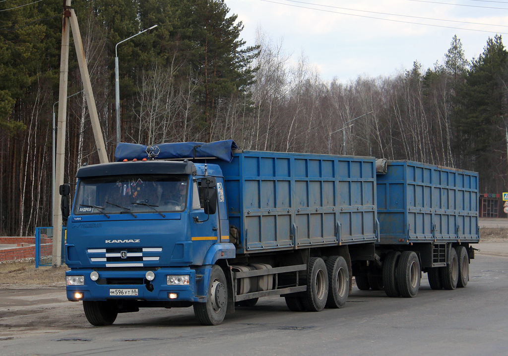 Тамбовская область, № М 596 УТ 68 — КамАЗ-65117-N3