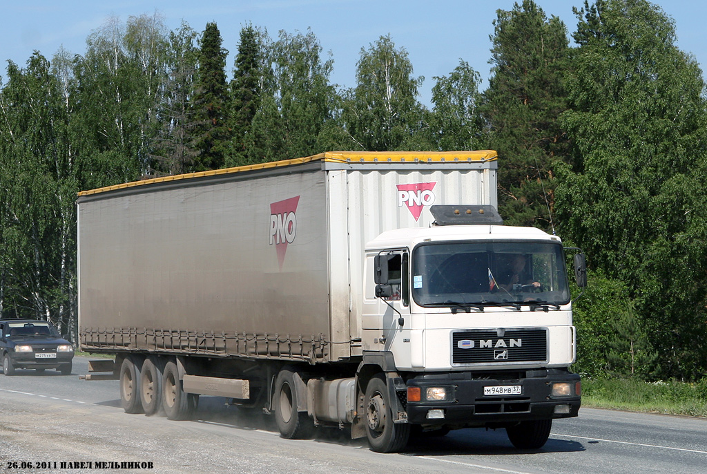 Ивановская область, № М 948 МВ 37 — MAN F2000 (общая модель)