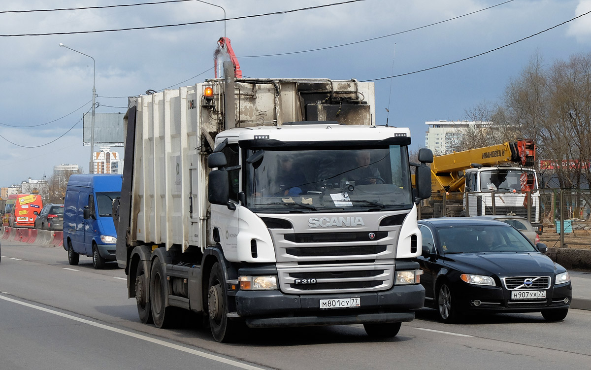 Москва, № М 801 СУ 77 — Scania ('2011) P310