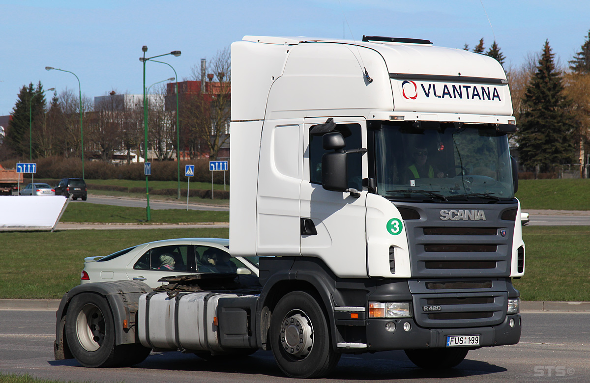 Литва, № FUS 199 — Scania ('2004) R420