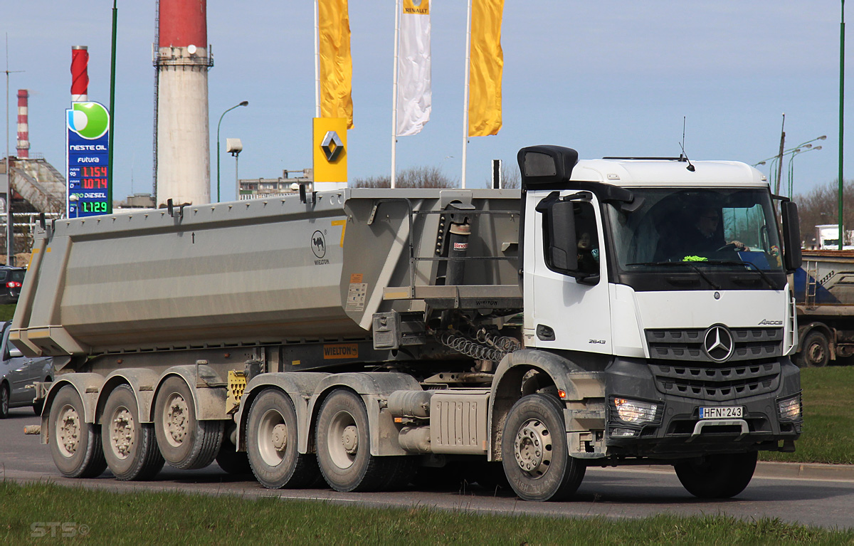 Литва, № HFN 243 — Mercedes-Benz Arocs 2643