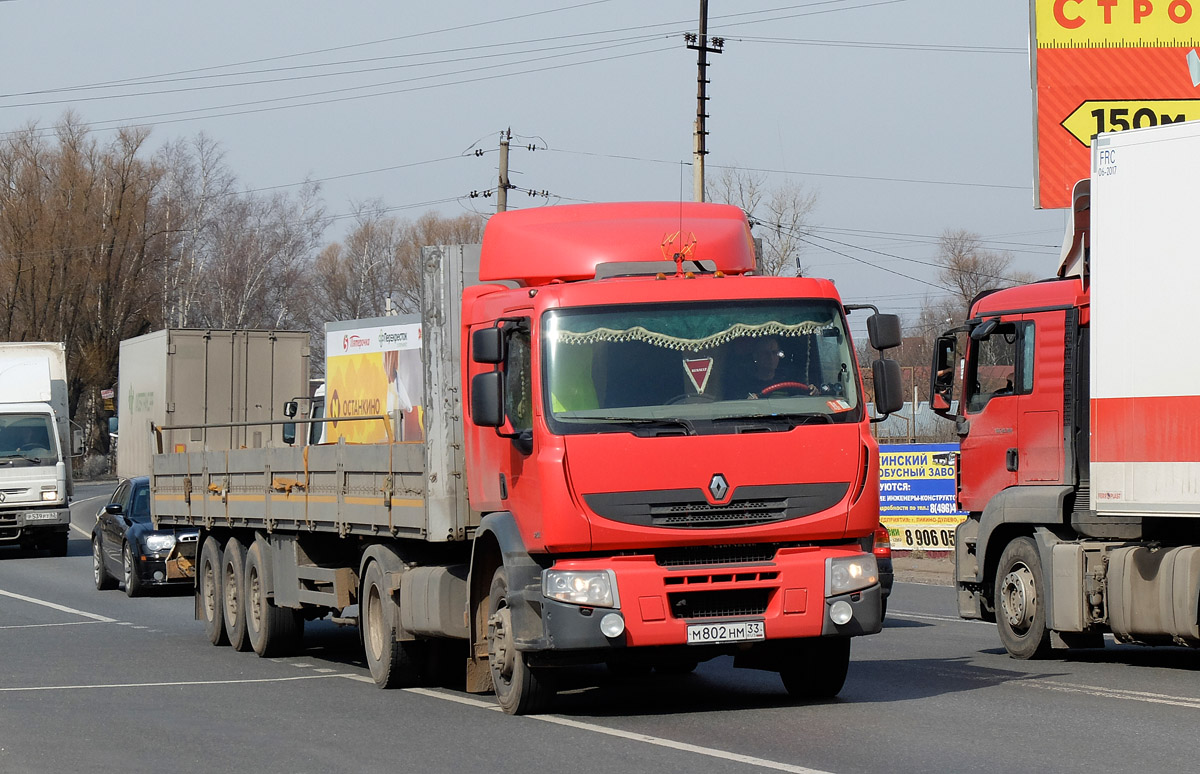 Владимирская область, № М 802 НМ 33 — Renault Midlum