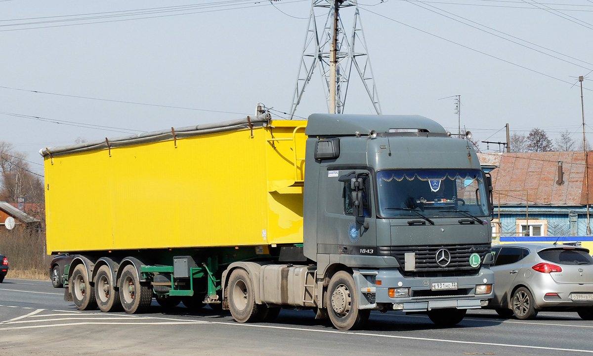 Брянская область, № Е 931 НО 32 — Mercedes-Benz Actros ('1997) 1843