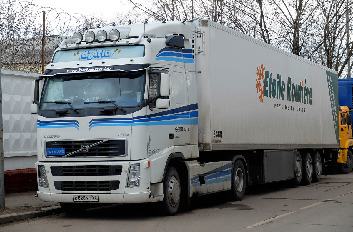 Краснодарский край, № К 828 УМ 93 — Volvo ('2002) FH12.480