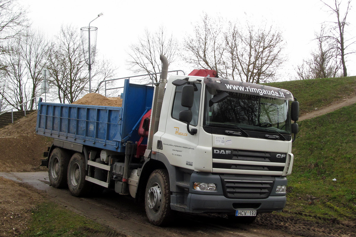 Литва, № HCV 193 — DAF CF85 FAT