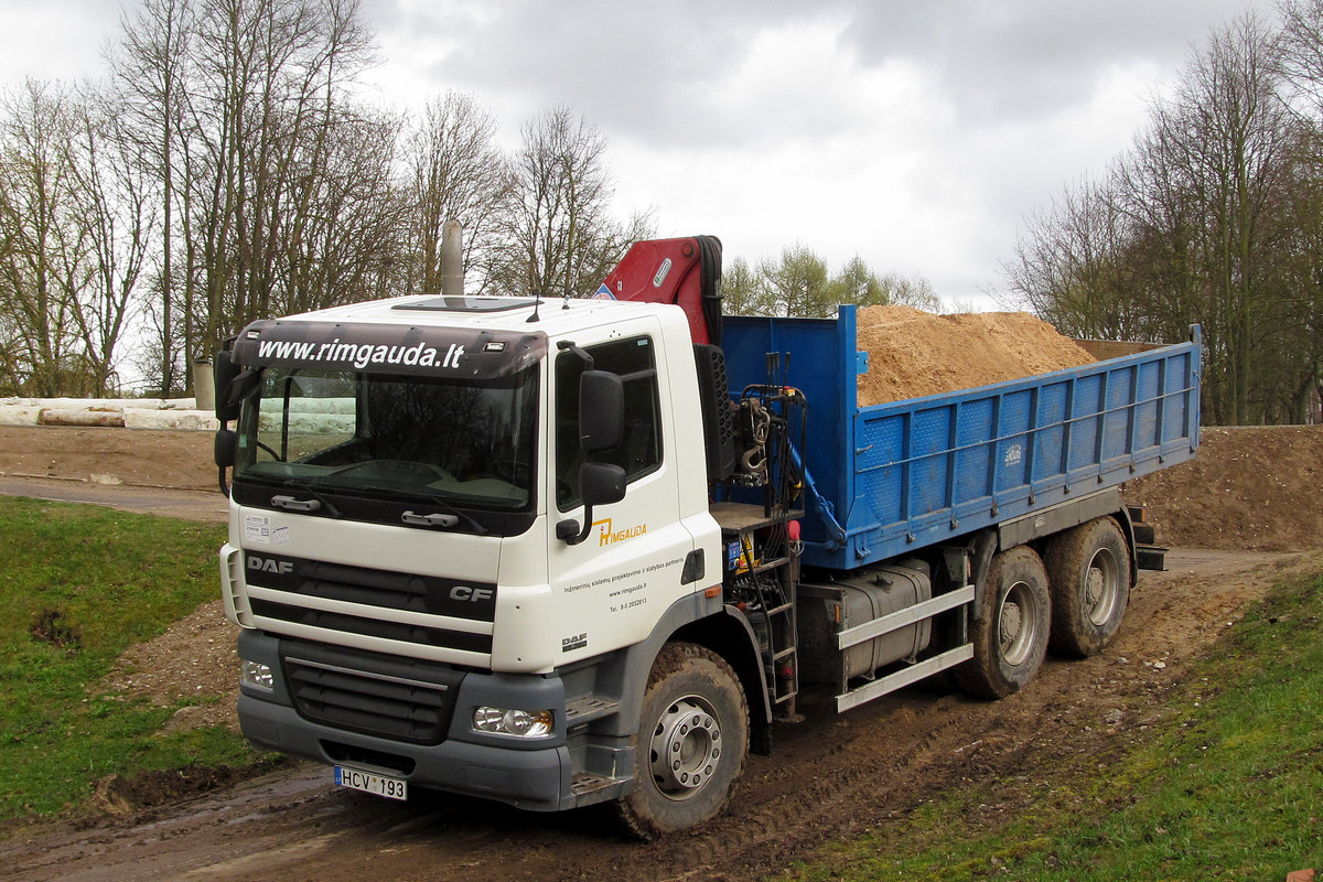 Литва, № HCV 193 — DAF CF85 FAT