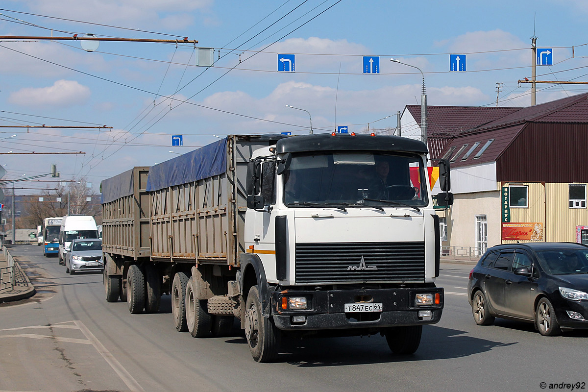 Саратовская область, № Т 847 ЕС 64 — МАЗ-6303A5