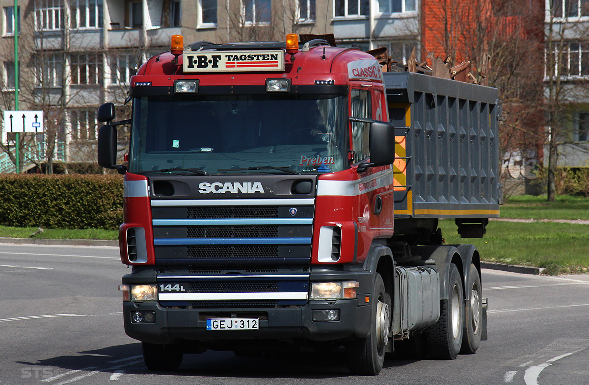 Литва, № GEJ 312 — Scania ('1996) R144L