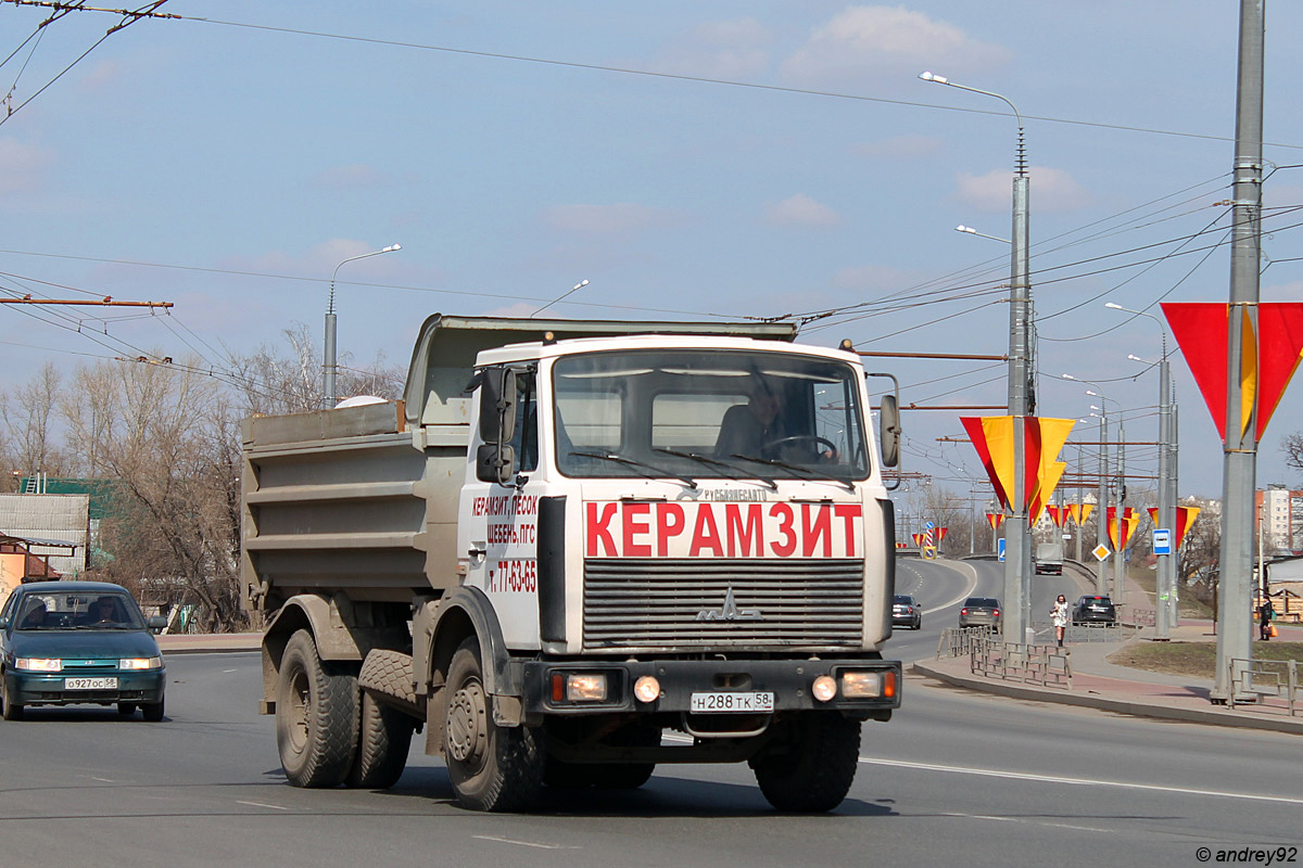 Пензенская область, № Н 288 ТК 58 — МАЗ-5551A2