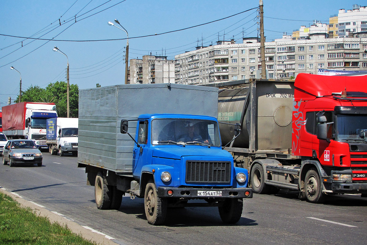 Нижегородская область, № К 154 АТ 52 — ГАЗ-3307