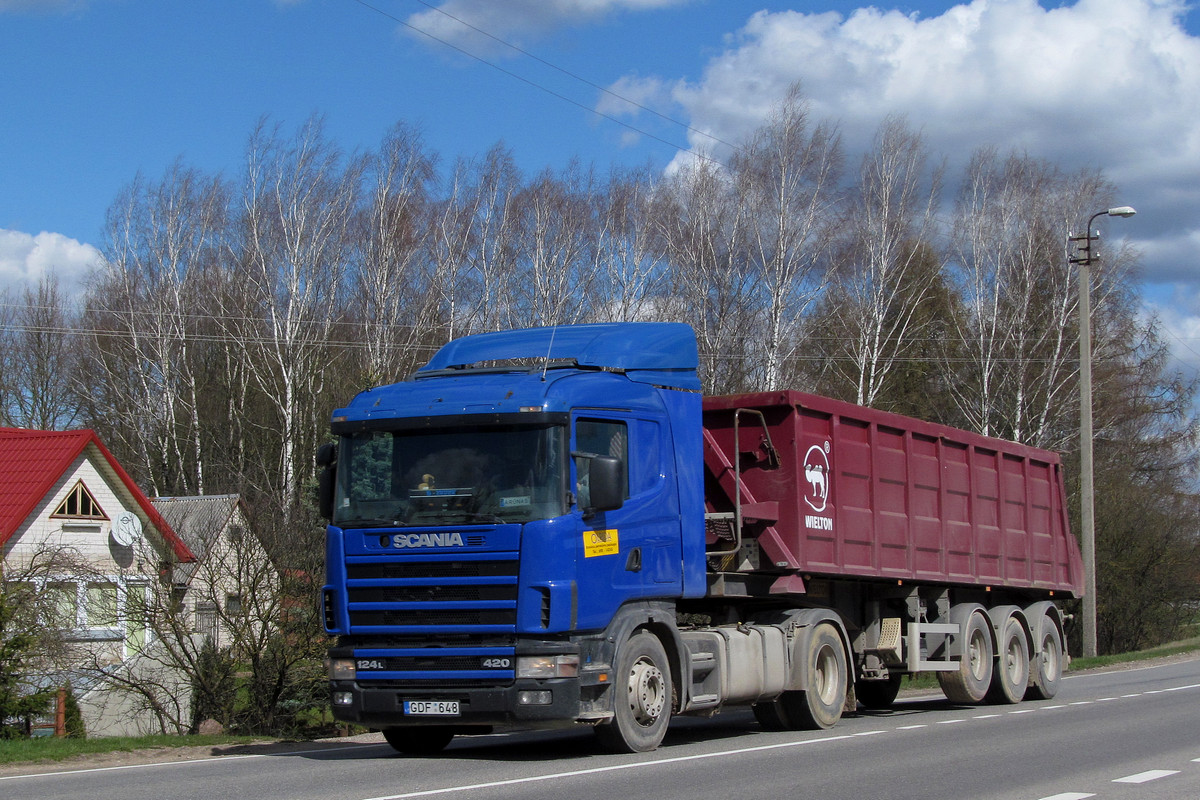 Литва, № GDF 648 — Scania ('1996) R124L