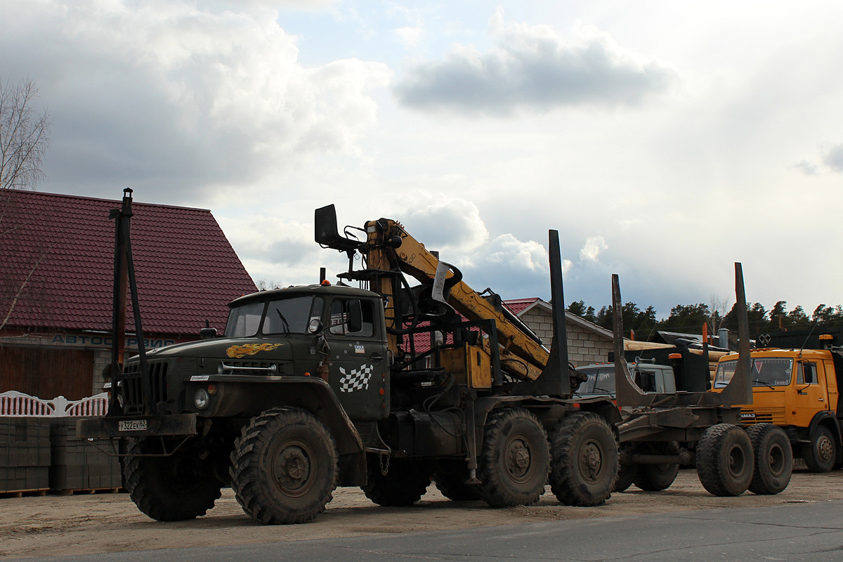 Рязанская область, № У 322 ЕК 62 — Урал-4320 (общая модель)