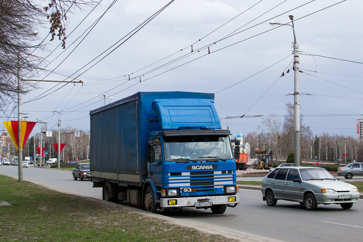 Пензенская область, № О 827 ХО 58 — Scania (II) P93M