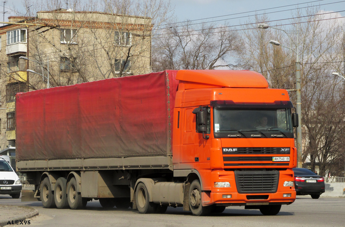 Донецкая область, № АН 7540 ІВ — DAF XF95 FT