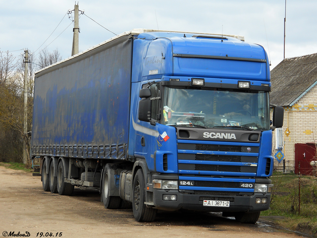 Витебская область, № АІ 3871-2 — Scania ('1996) R124L