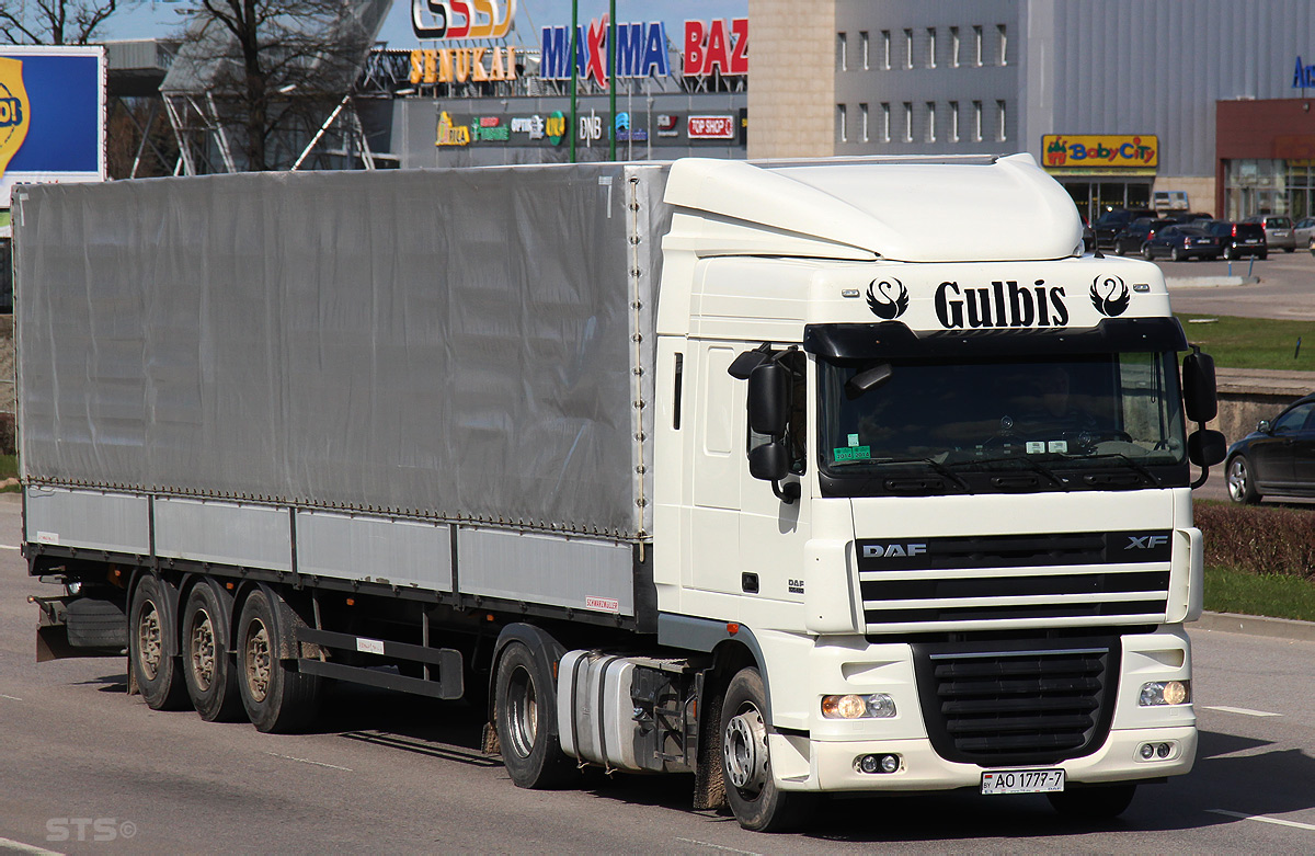 Минск, № АО 1777-7 — DAF XF105 FT