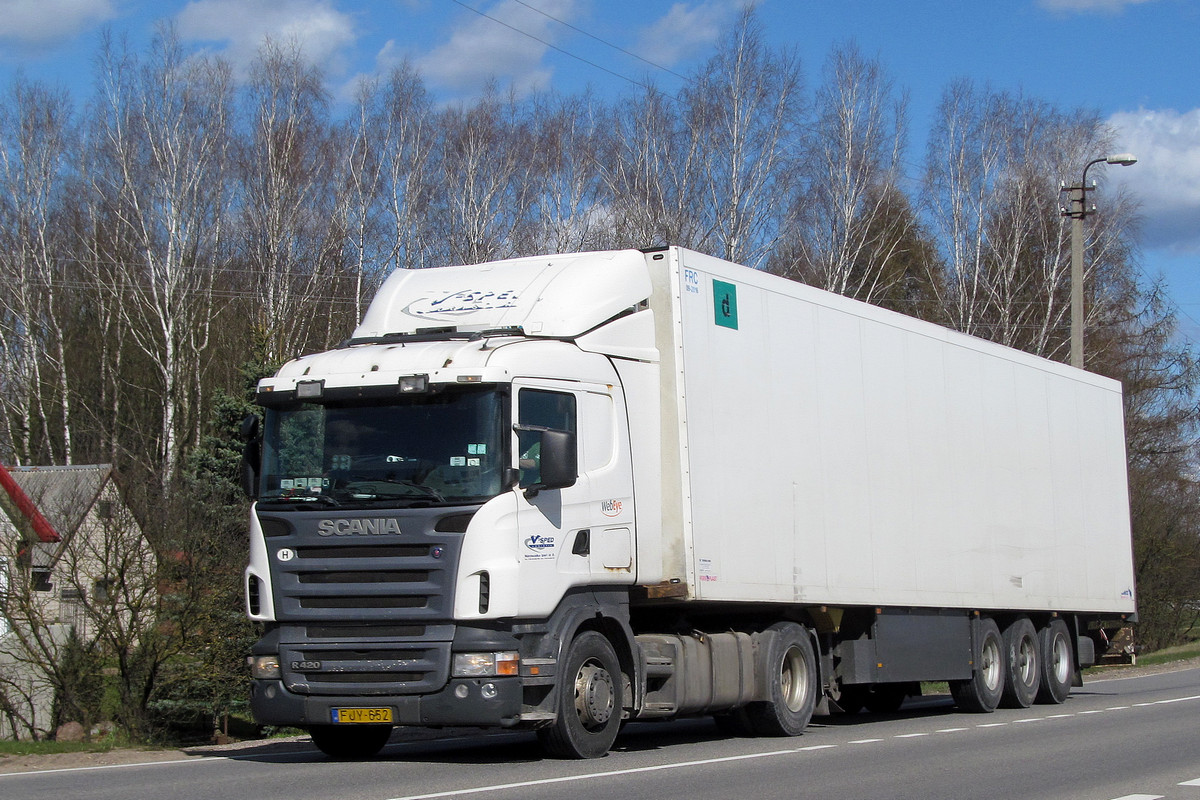 Венгрия, № FJY-652 — Scania ('2004) R420