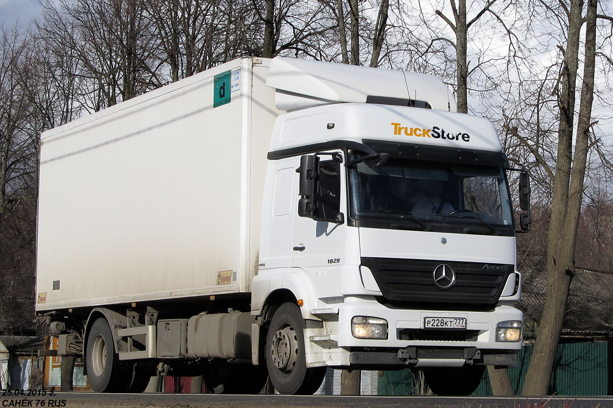 Москва, № Р 228 КТ 777 — Mercedes-Benz Axor (общ.м)