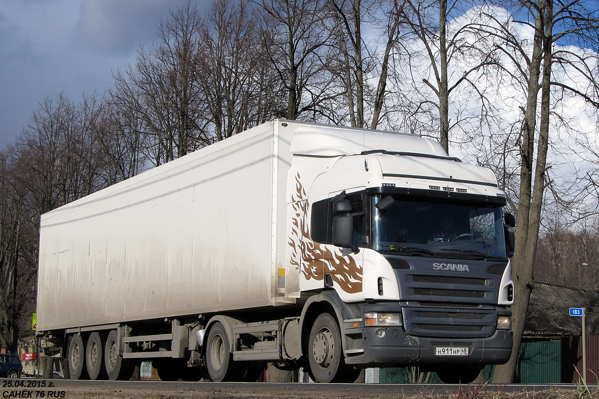 Липецкая область, № Н 911 НР 48 — Scania ('2004) P340