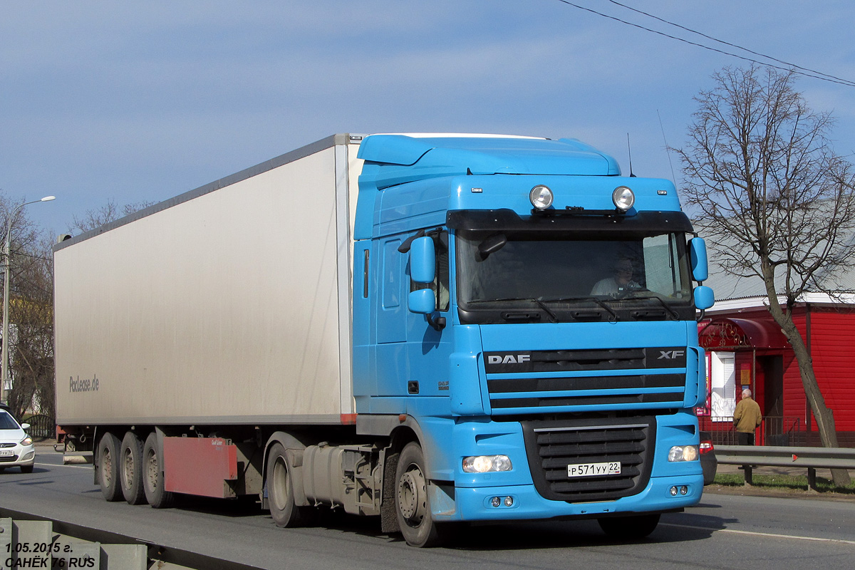 Алтайский край, № Р 571 УУ 22 — DAF XF105 FT