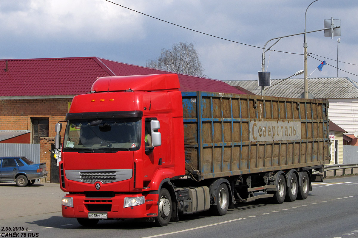 Санкт-Петербург, № В 018 РЕ 178 — Renault Premium ('2006) [X9P]