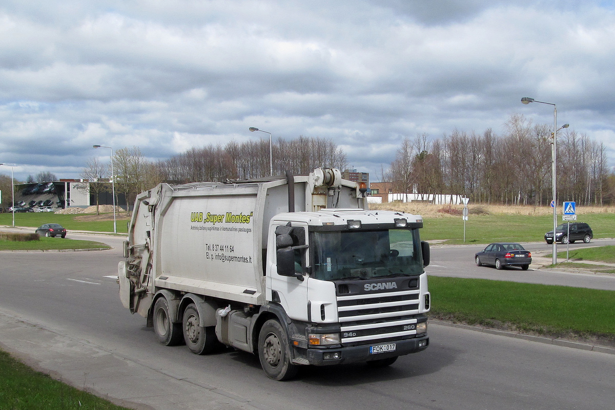 Литва, № FOK 017 — Scania ('1996) P94D